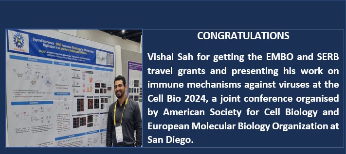 EMBO and SERB Travel Grants 