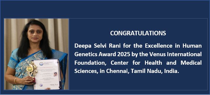 Excellence in Human Genetics Award 2025