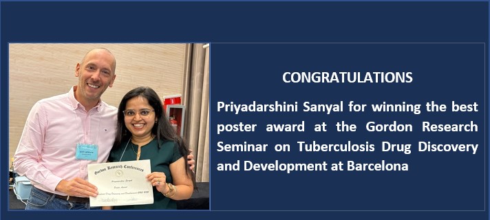 Best poster award at the Gordon Research Seminar