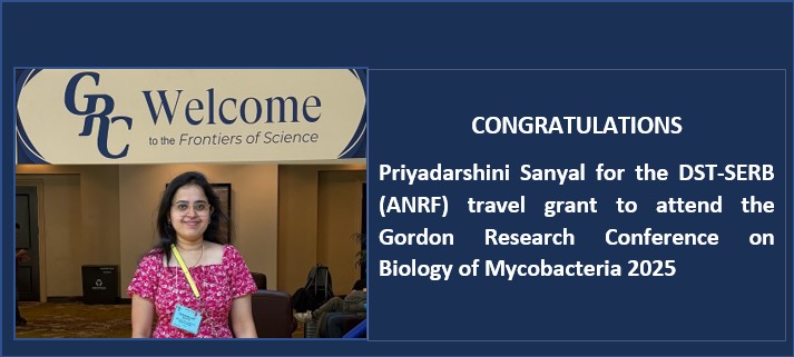 DST-SERB (ANRF) travel grant award
